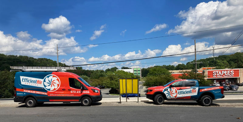 Furnace installation | company trucks