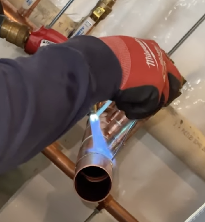 Copper Pipe Brazing for 12 Zone System